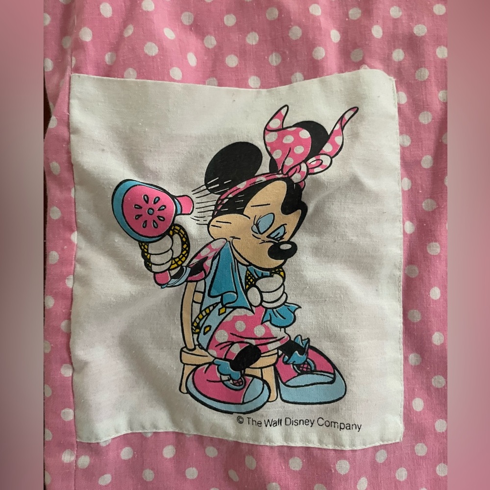 Vintage 1980s Minnie Mouse woman’s house dress night gown small medium large